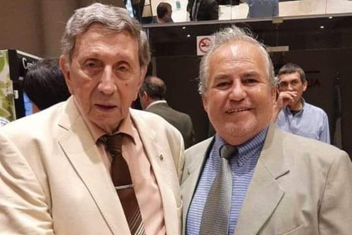 "El Tano" junto a Landriscina (archivo).