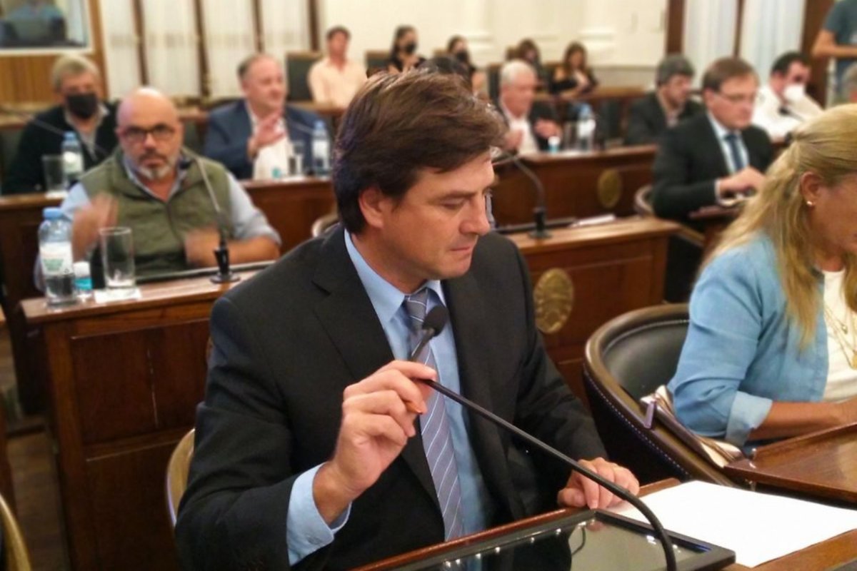 Morchio, preside el bloque de JxC en el Senado.