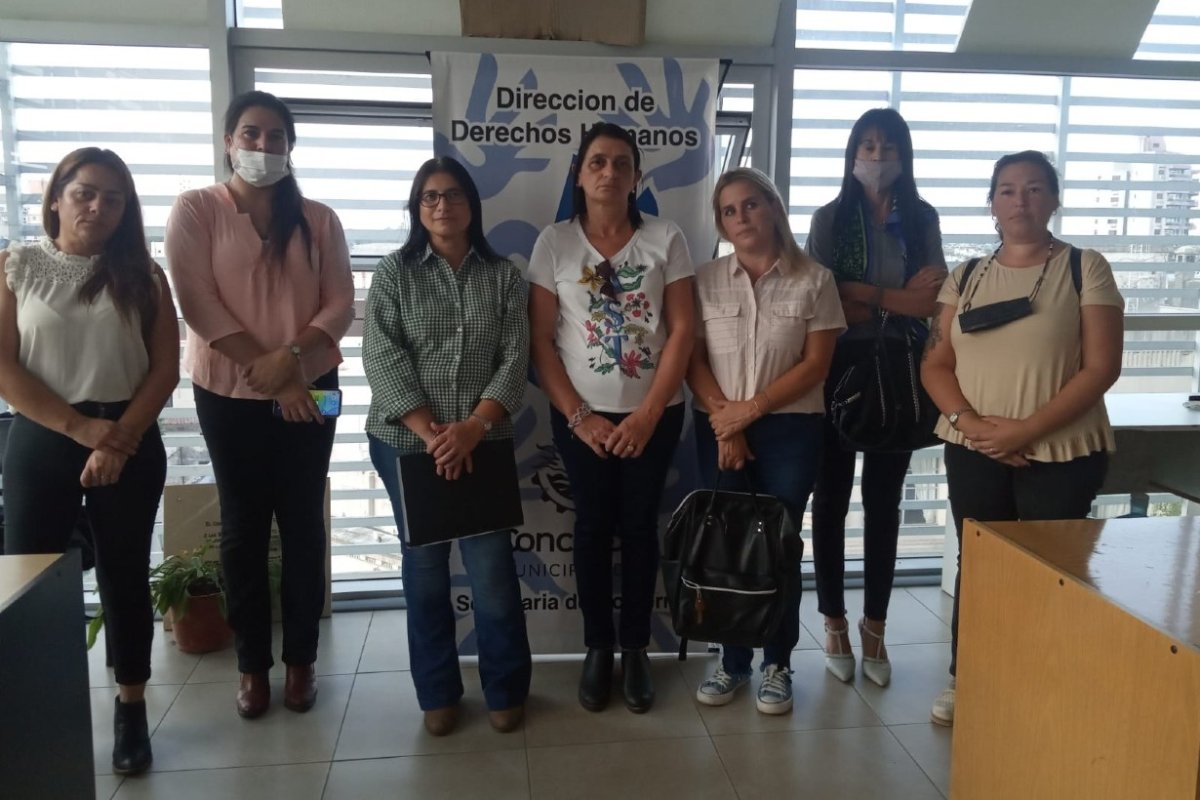 Algunas de las profesoras, en la conferencia
