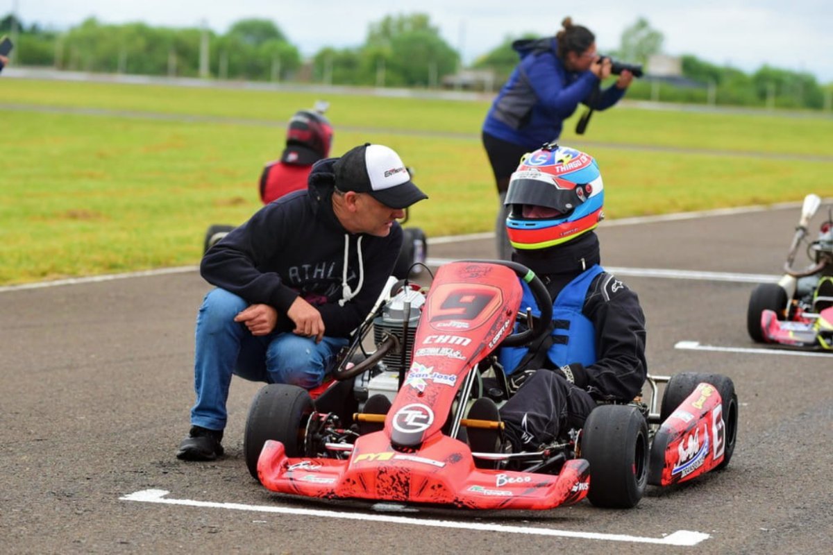 Thiago Coffy, en plena pista.