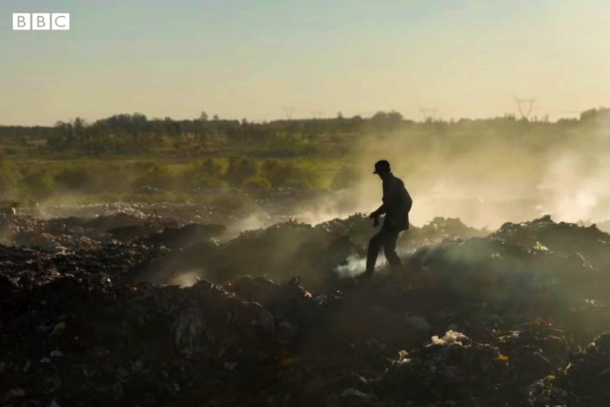 Captura del video de la BBC.