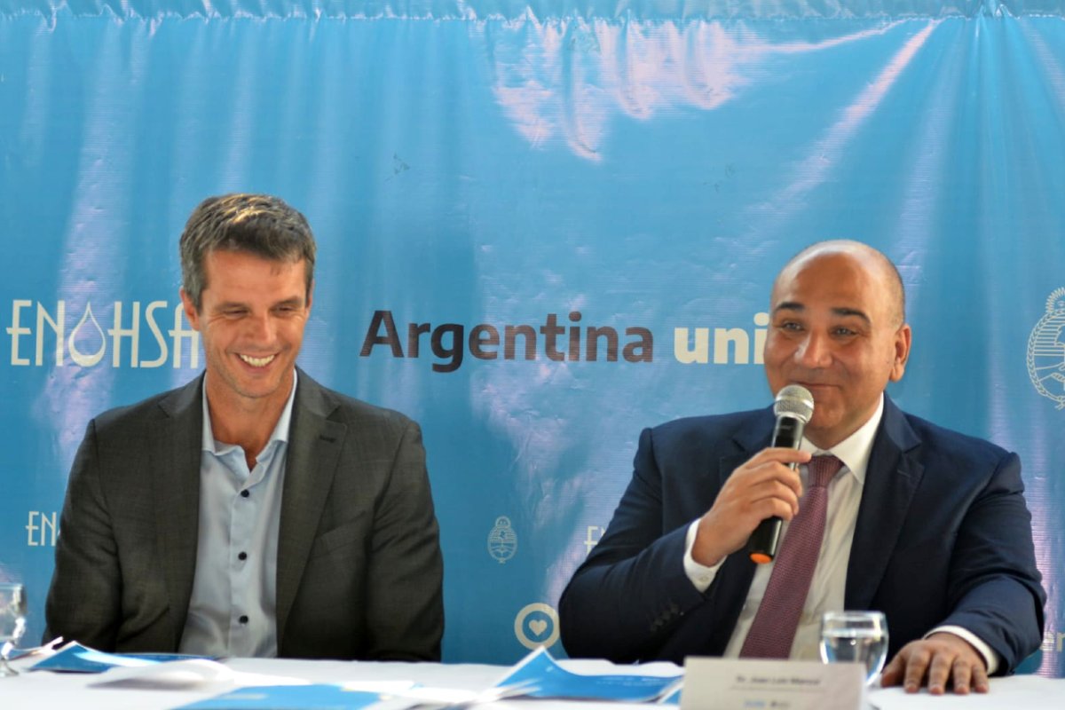 Cresto y Manzur anunciaron obras.