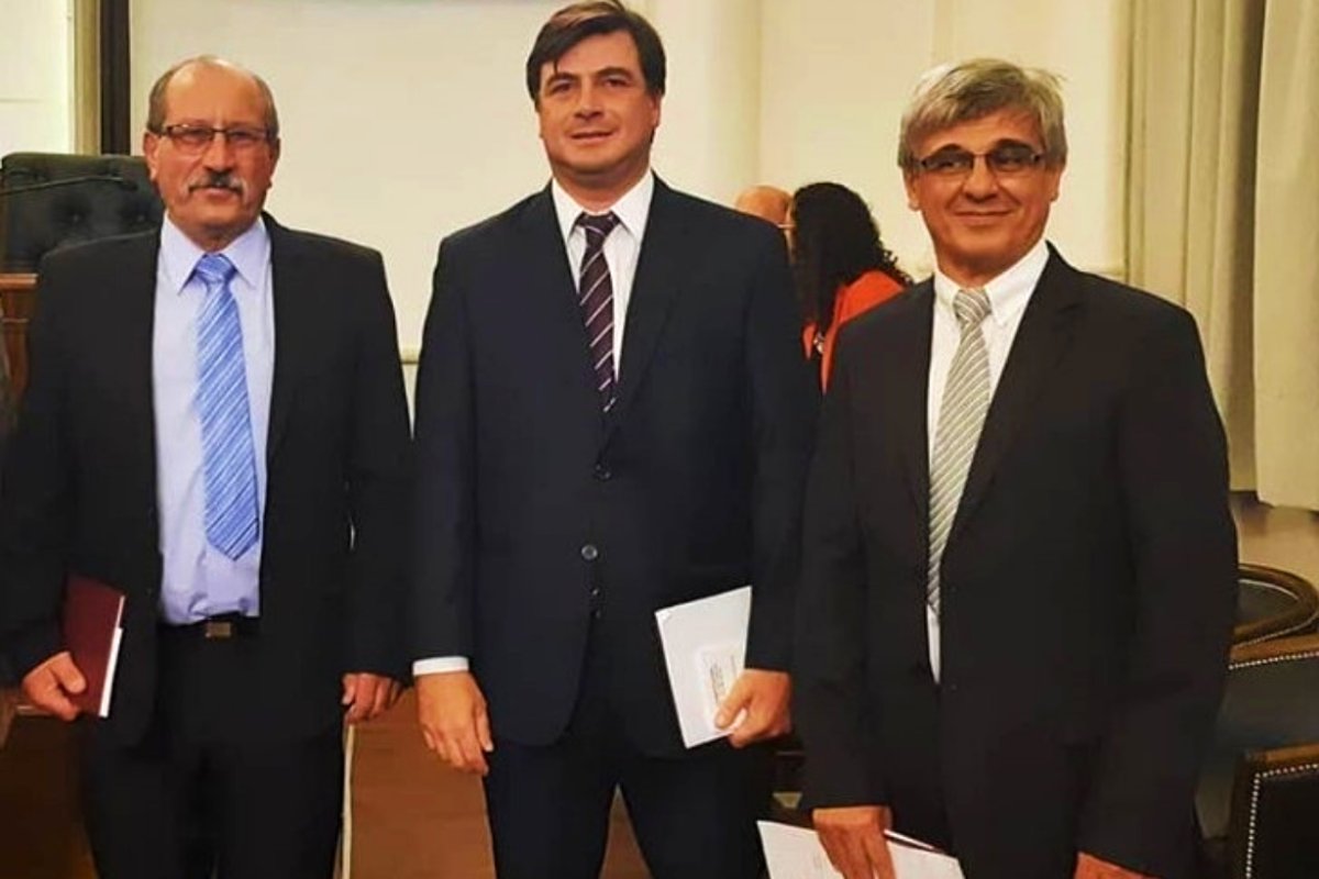 Migueles, Morchio y Dal Mol&iacute;n en el Senado.