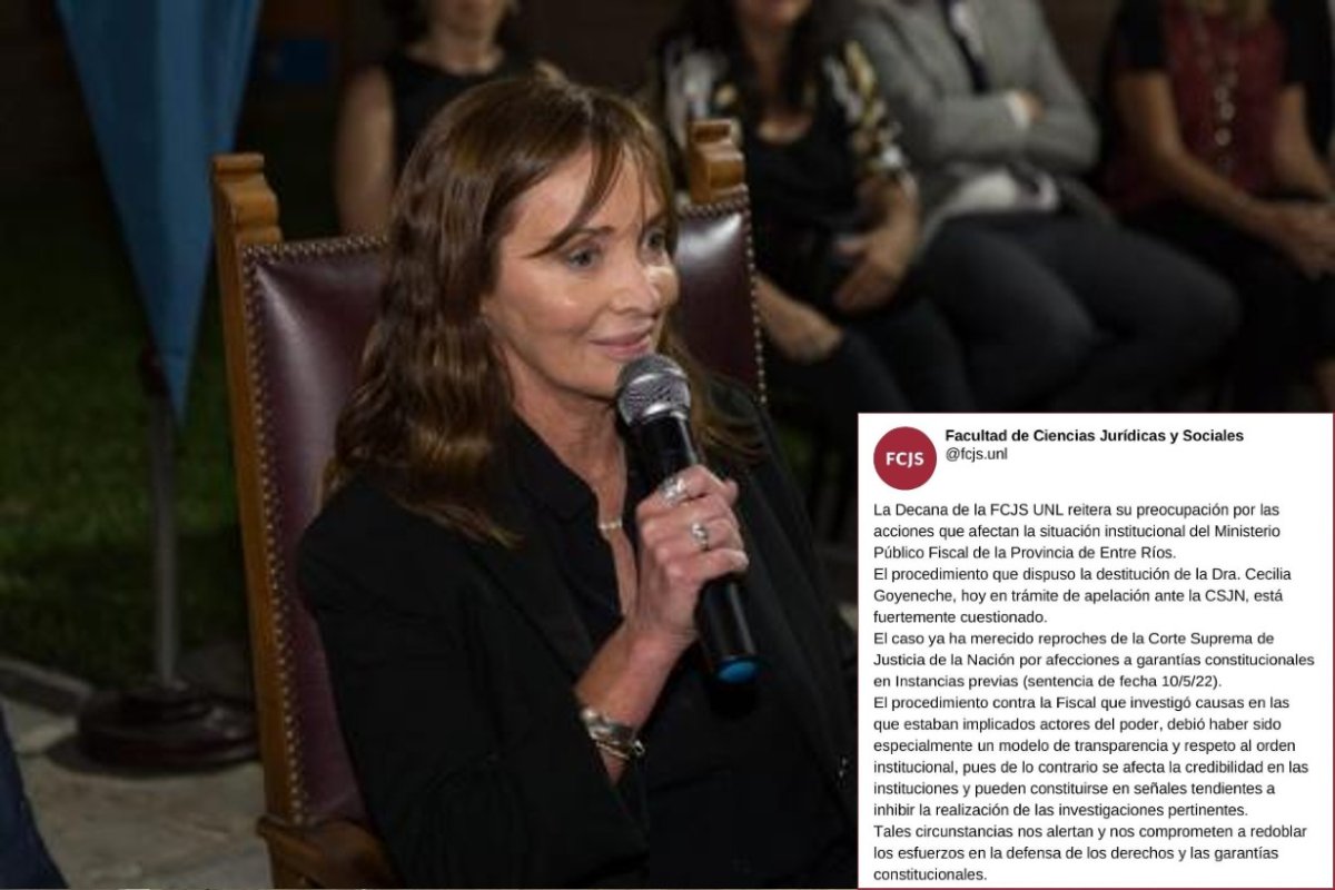 Claudia Levin, decana de la FCJS, UNL.