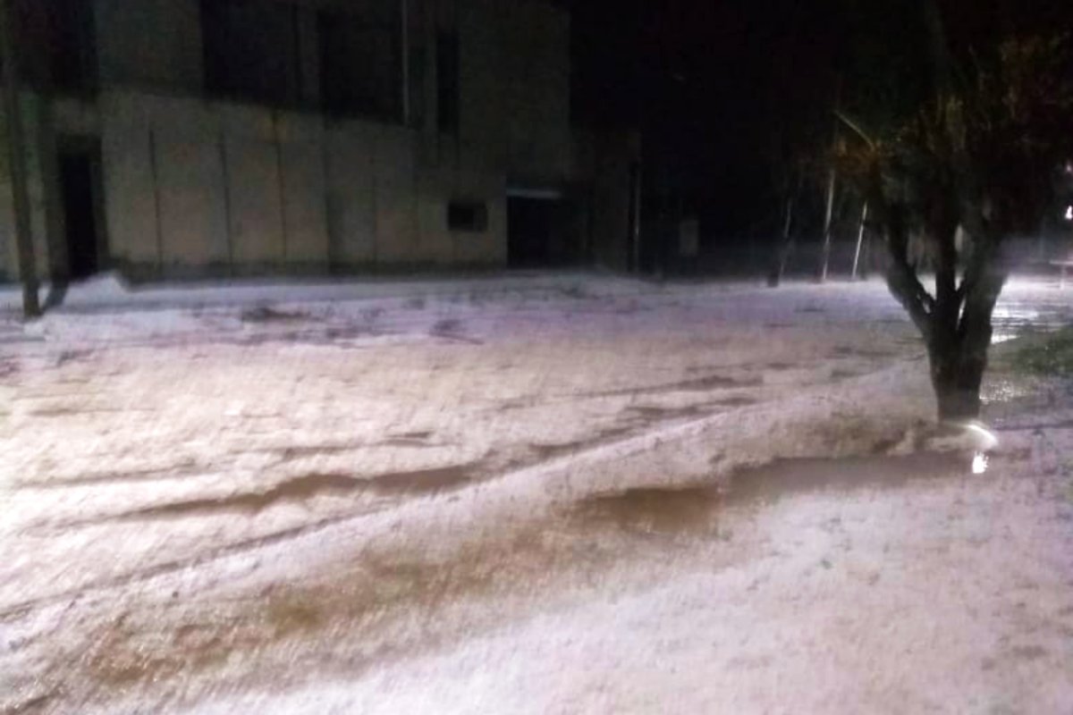 Una de las im&aacute;genes que dej&oacute; la madrugada.