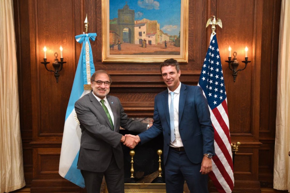 Jorge Arg&uuml;ello y Enrique Cresto, en USA.