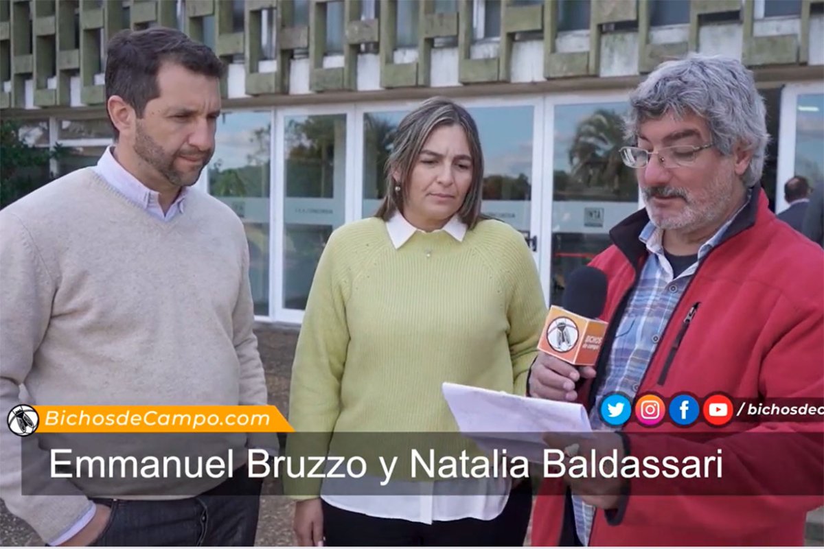 Bruzzo y Baldassari con Mat&iacute;as Longoni