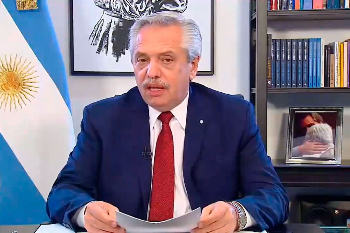 El presidente apel&oacute; a la cadena nacional