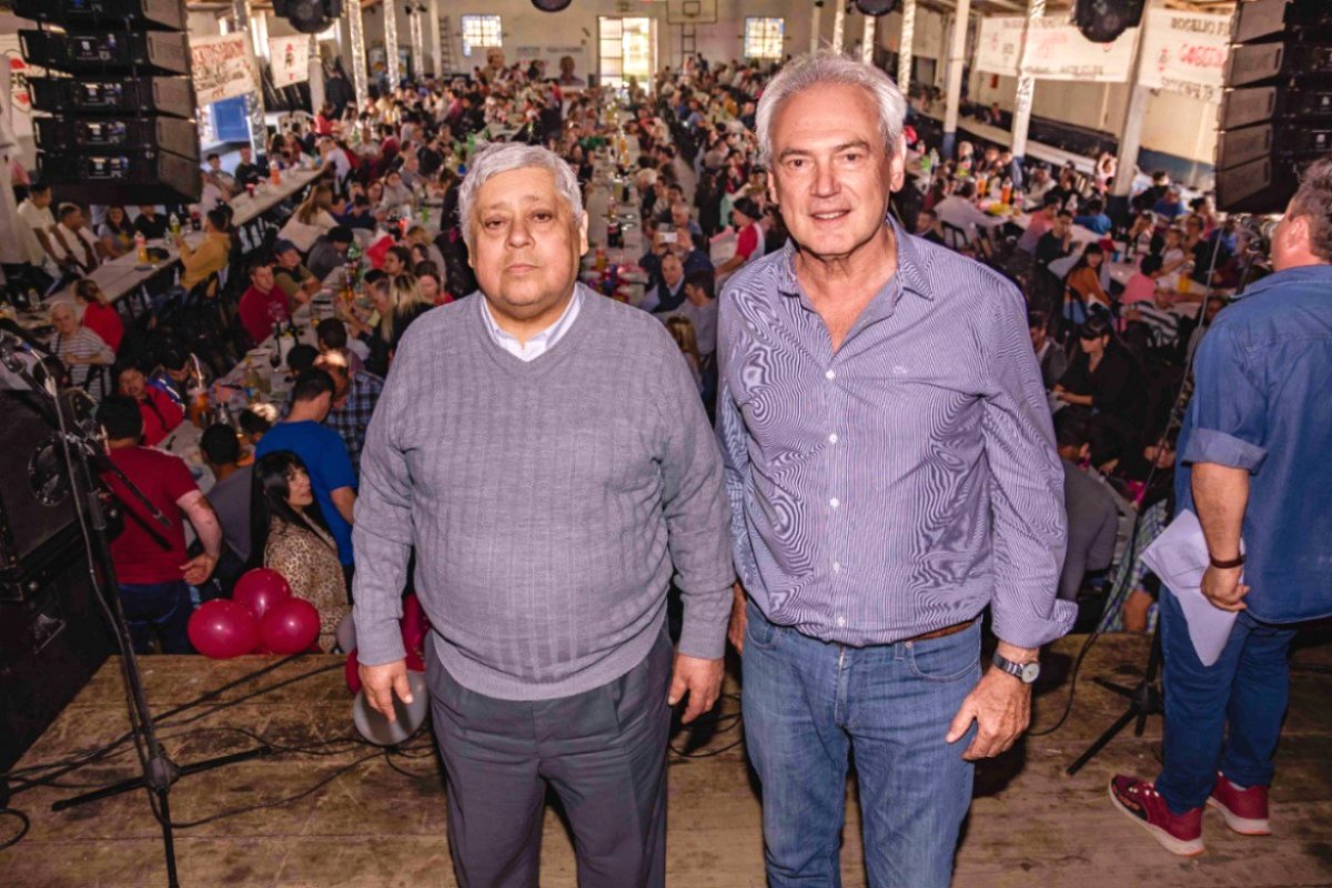 Sabbioni junto a Benedetti, en Paran&aacute;.