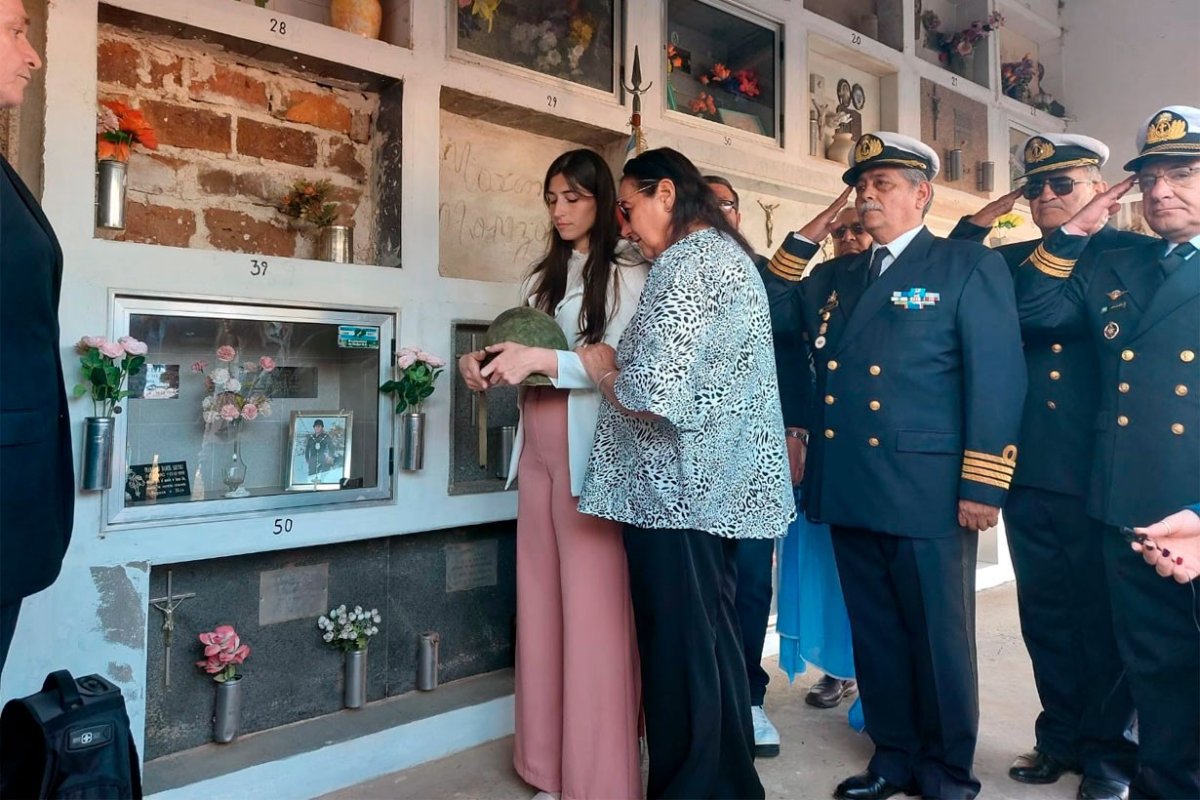 Aquino, acompa&ntilde;ando a la familia de Sirtori