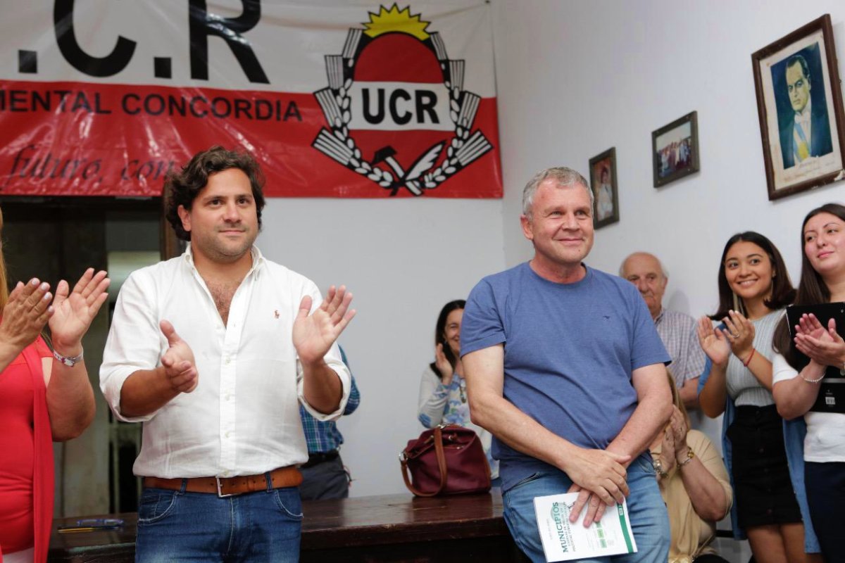 Lapiduz encabez&oacute; el acto con Galimberti.