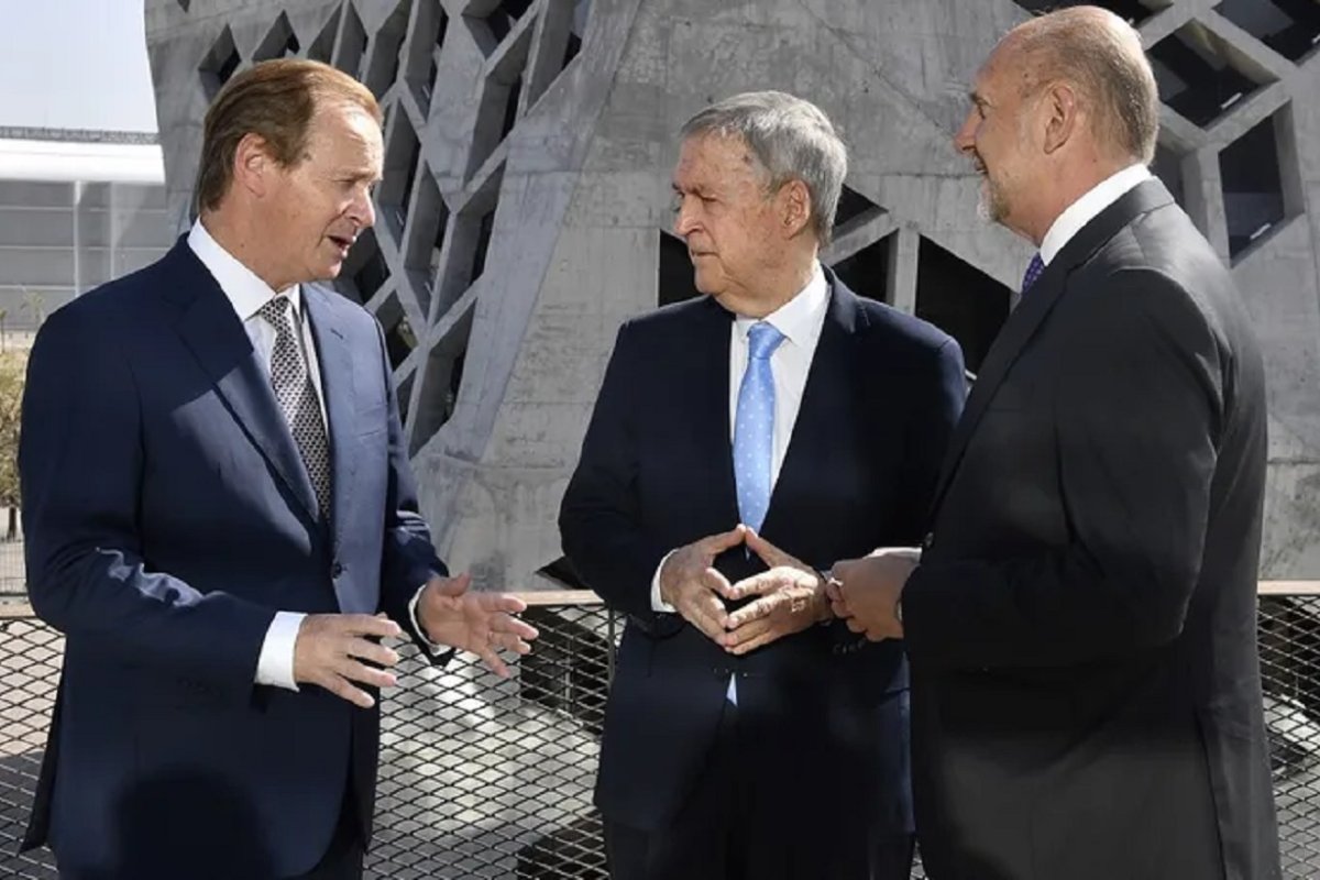 Bordet y los gobernadores Perotti y Schiaretti.