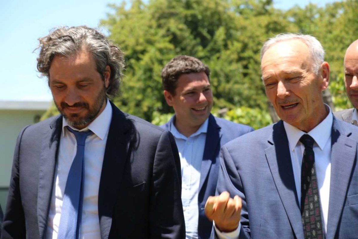 Cafiero y Bastian junto a Ra&uacute;l Mars&oacute;
