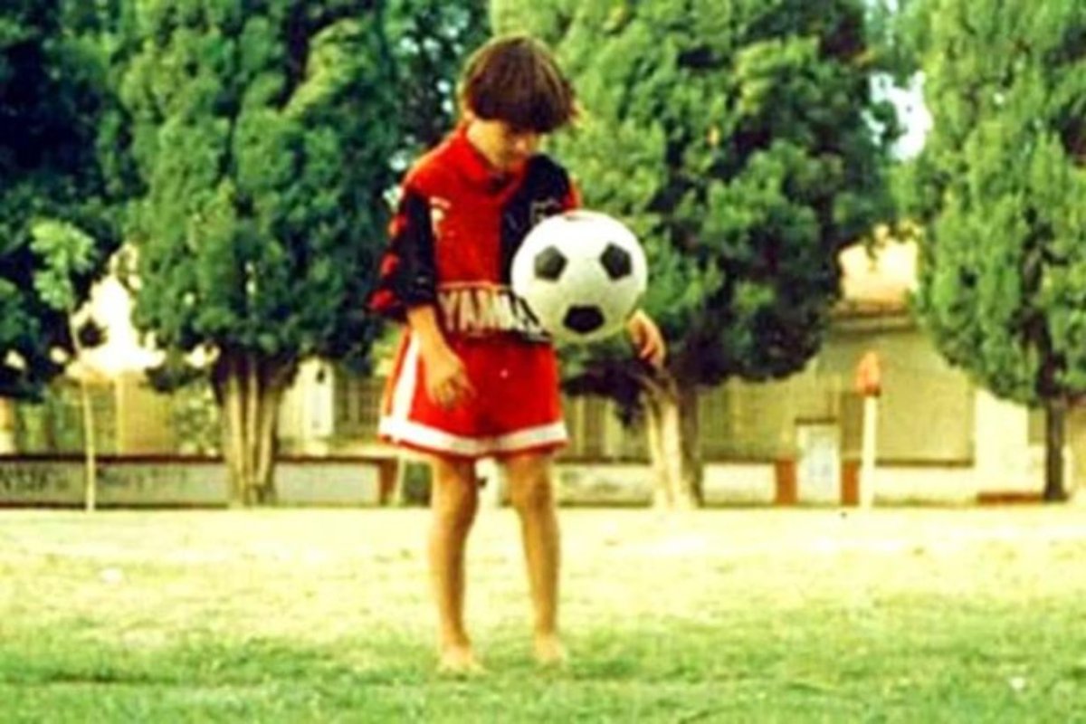 De Archivo. Messi a los 9 a&ntilde;os.