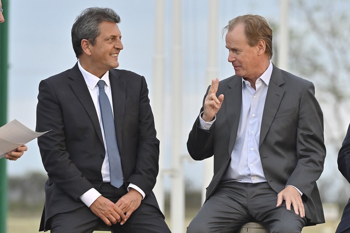 Sergio Massa y Gustavo Bordet.