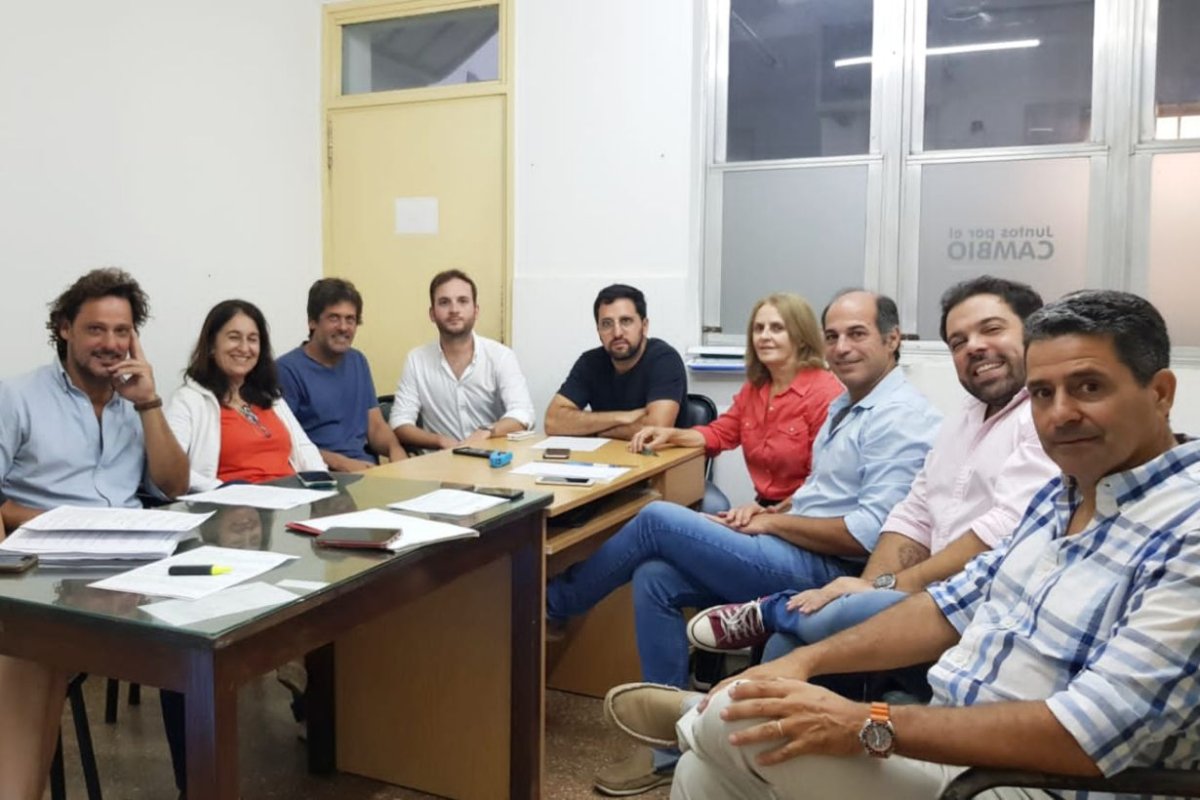 La reuni&oacute;n de JxC Concordia.