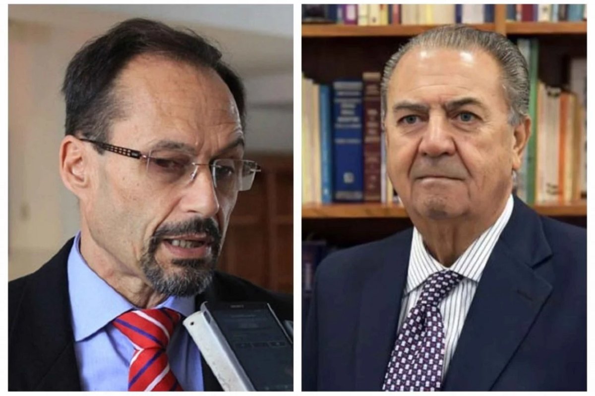 El Procurador Garc&iacute;a y el vocal Carubia.