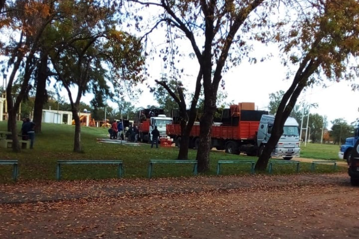 La primera avanzada de La Renga.