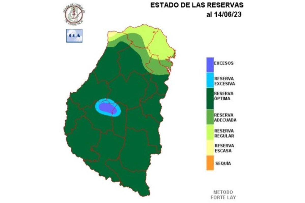 El mapa de la Bolsa de Cereales de Entre R&iacute;os.