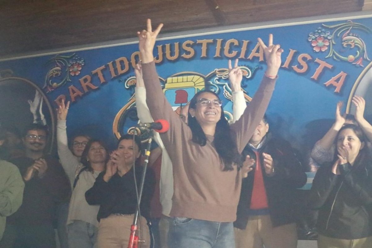 Flavia Maidana, en el acto de campa&ntilde;a. Fuente: FB.