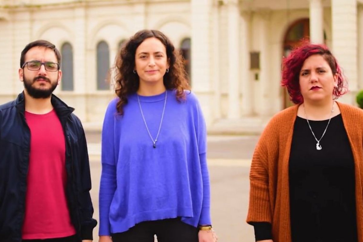 Nicol&aacute;s Zutti&oacute;n, Nadia Burgos y Sof&iacute;a C&aacute;ceres.