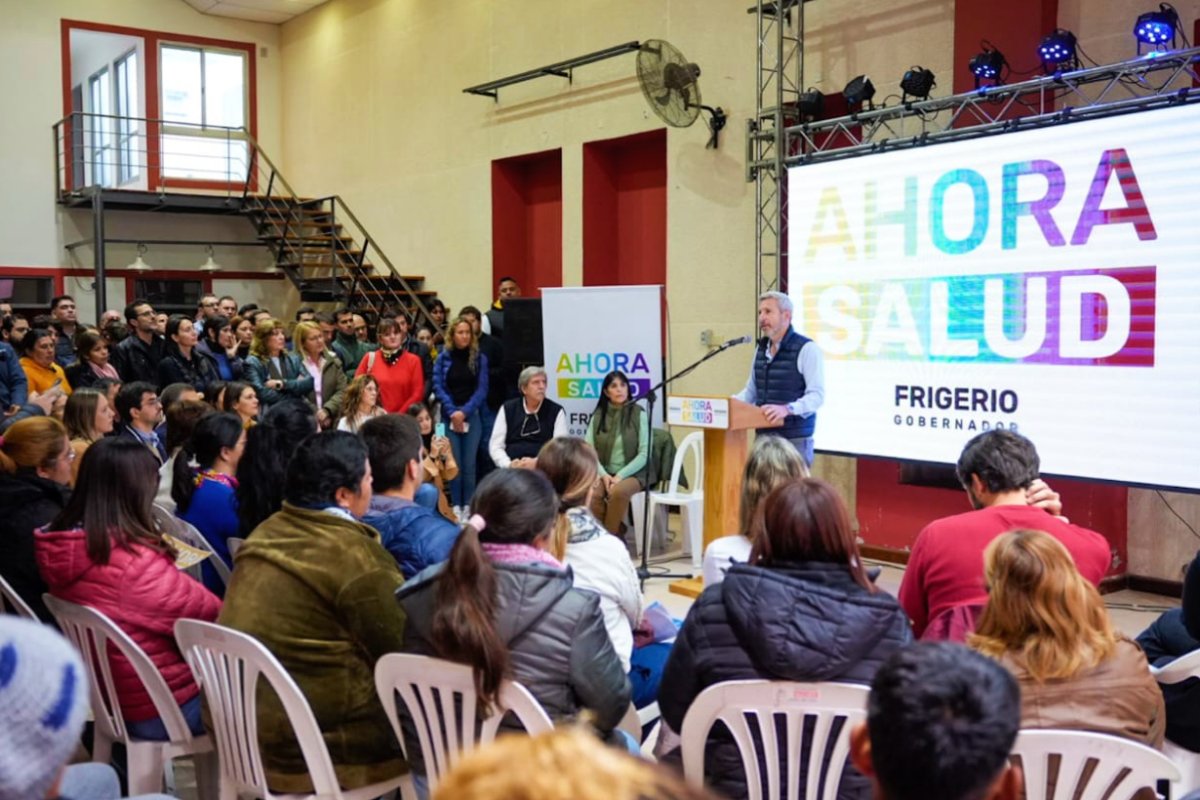 Frigerio present&oacute; sus propuestas en salud.