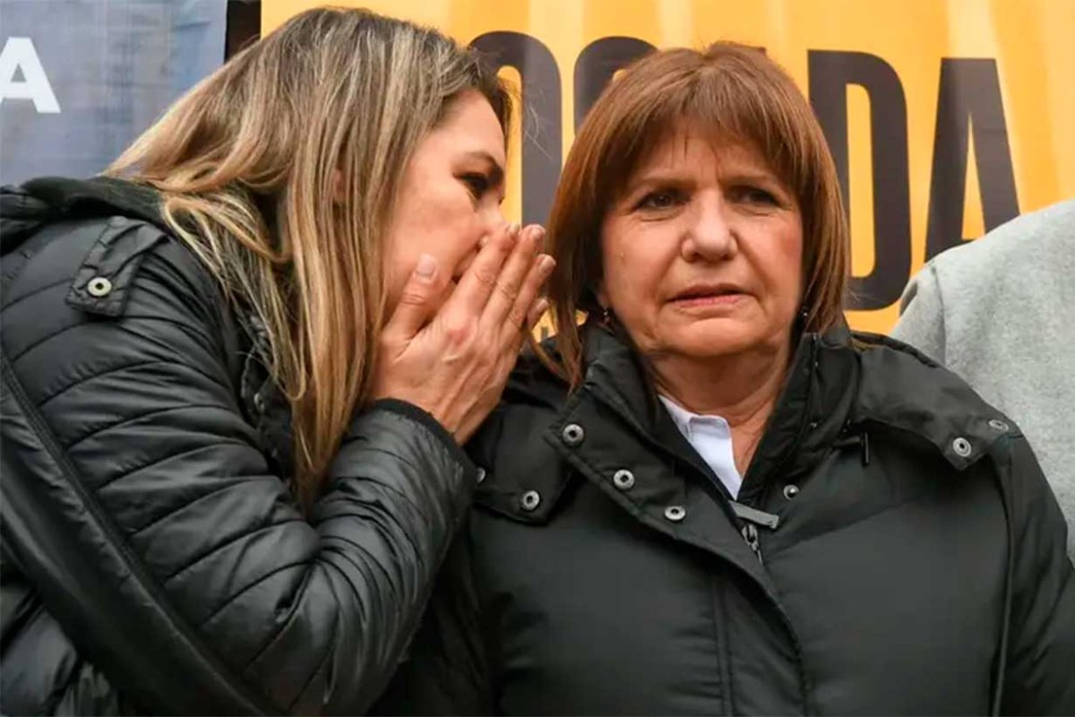 La candidata Losada, con Bullrich