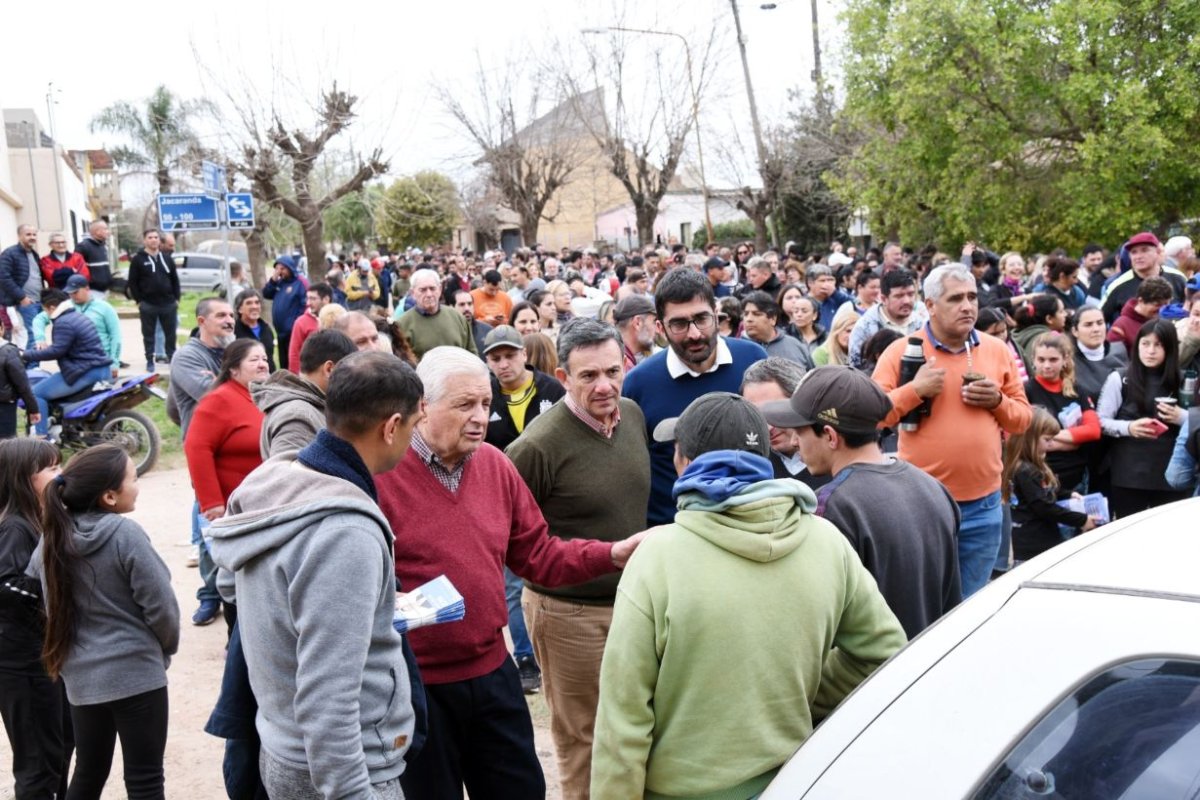 Jos&eacute; Lauritto en su cierre de campa&ntilde;a.