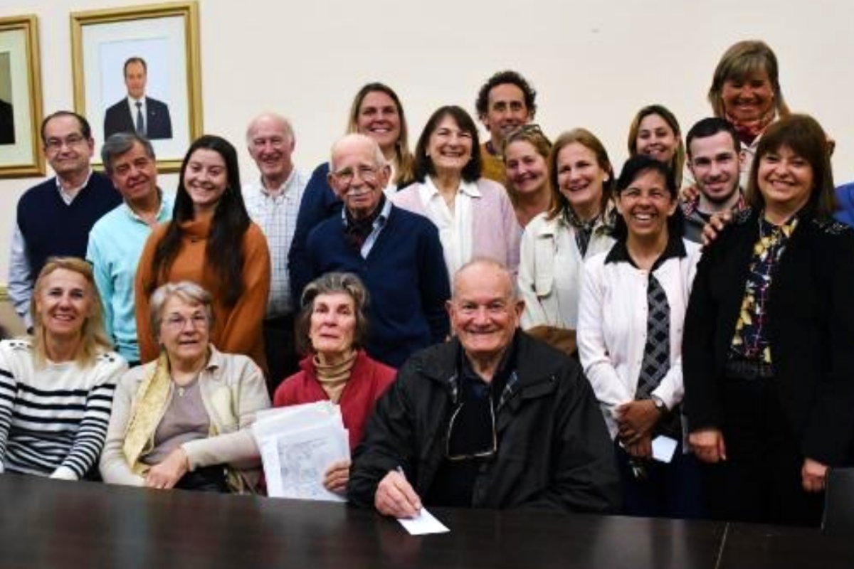 Algunos descendientes de los Moulins.