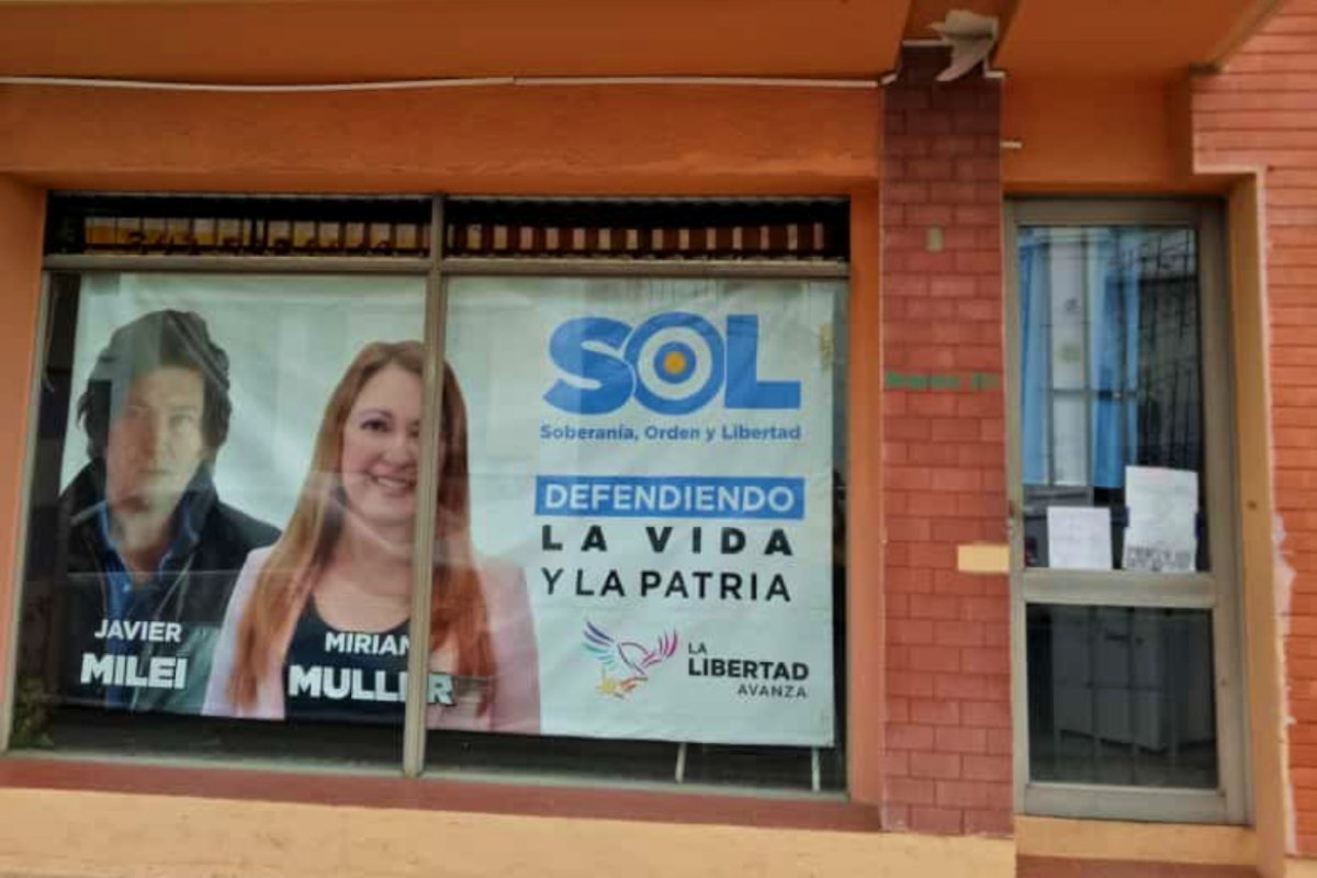 La referente de Sol apoya a Milei.