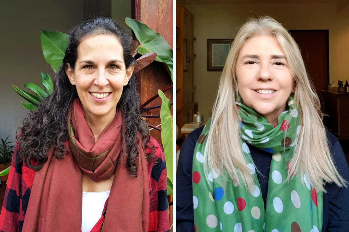 Agustina Carrasco y Rosana Goyeneche.