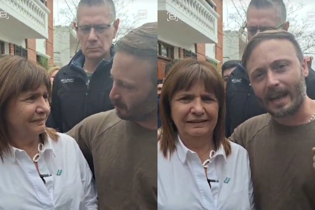 El encuentro de Bullrich y Azcu&eacute;.