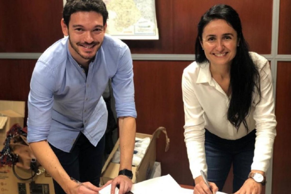 Emanuel Gainza y Mar&iacute;a Alejandra Viola.