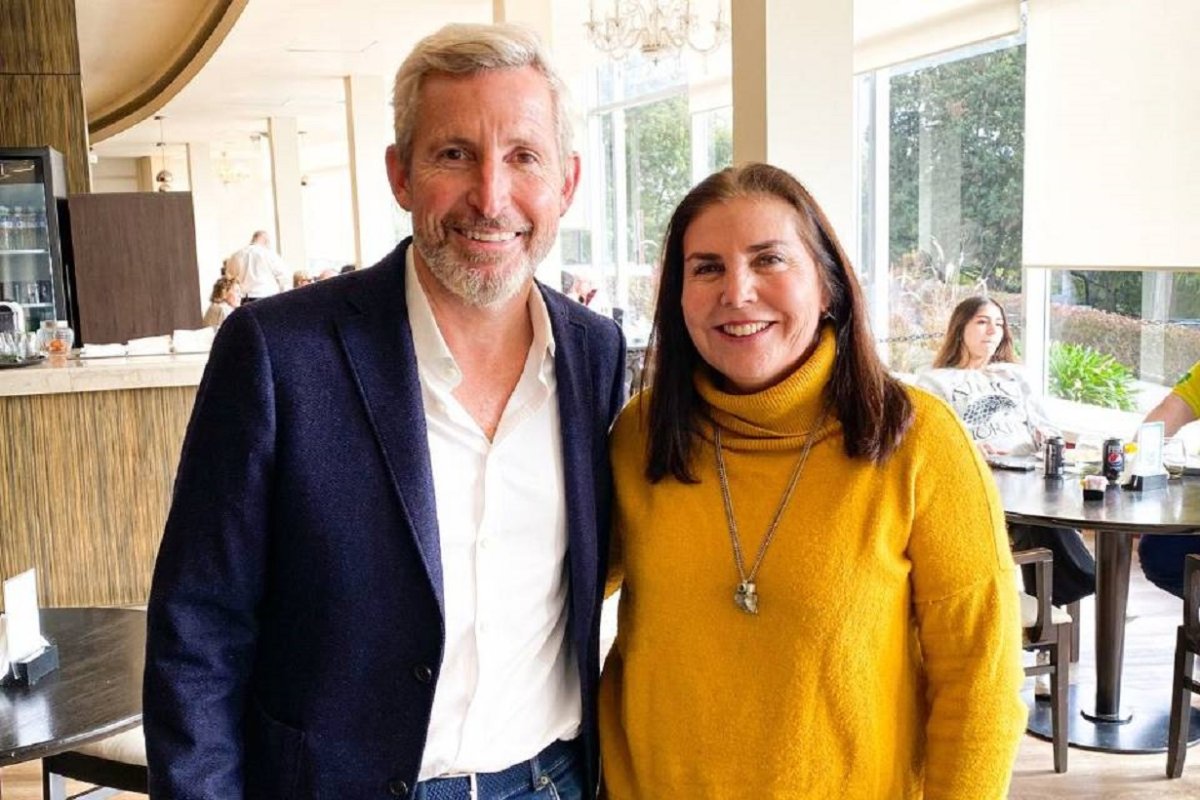 Rogelio Frigerio y Gabriela Lena.