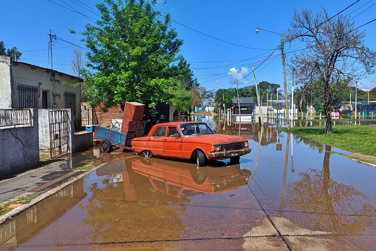 Trabajan ante posibles creciente del r&iacute;o Uruguay.
