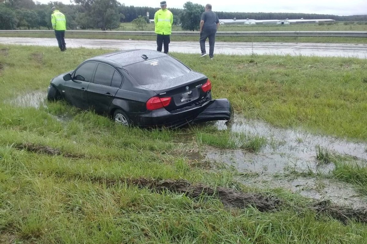 El accidente en el km. 177 de la Autov&iacute;a.