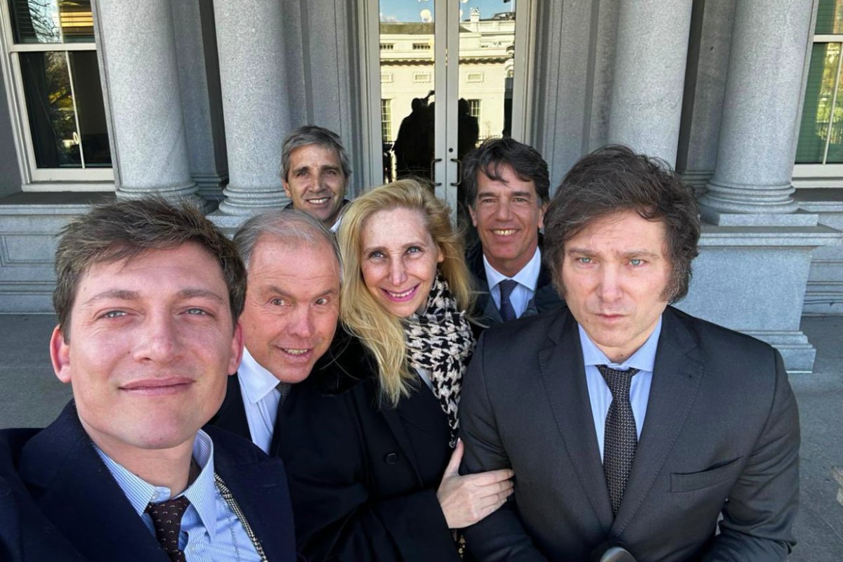El presidente electo, en la Casa Blanca.