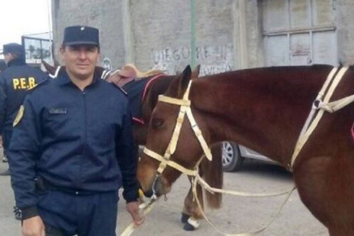 El polic&iacute;a condenado, Mauricio G&oacute;mez.