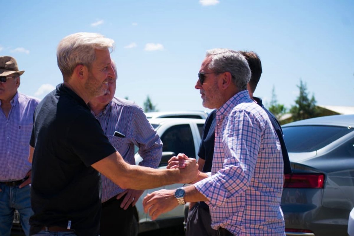 Vaz&oacute;n con Frigerio, en una foto de 2021.