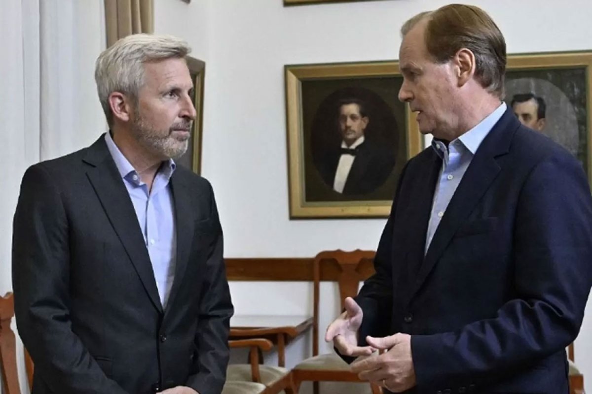 El gobernador Frigerio y el diputado Bordet.