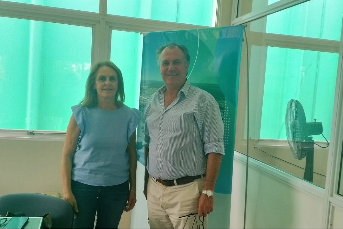 Magdalena Reta de Urquiza y Luis Alberto Kolarik.