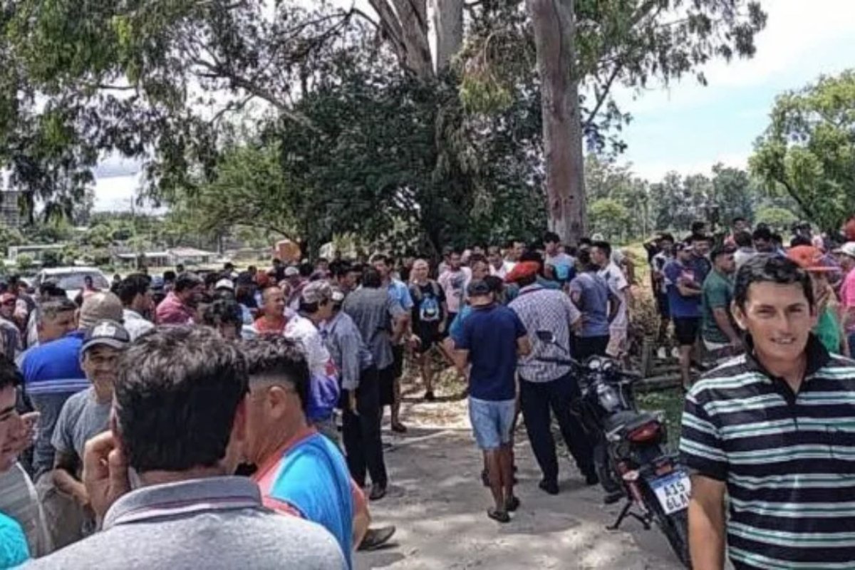 El reclamo de los pescadores en Victoria.