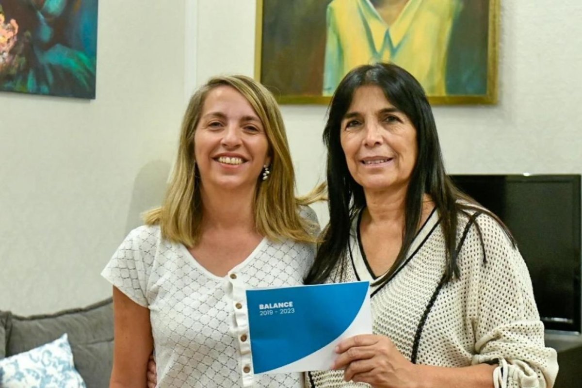 La ex y la actual vicegobernadora de Entre R&iacute;os.