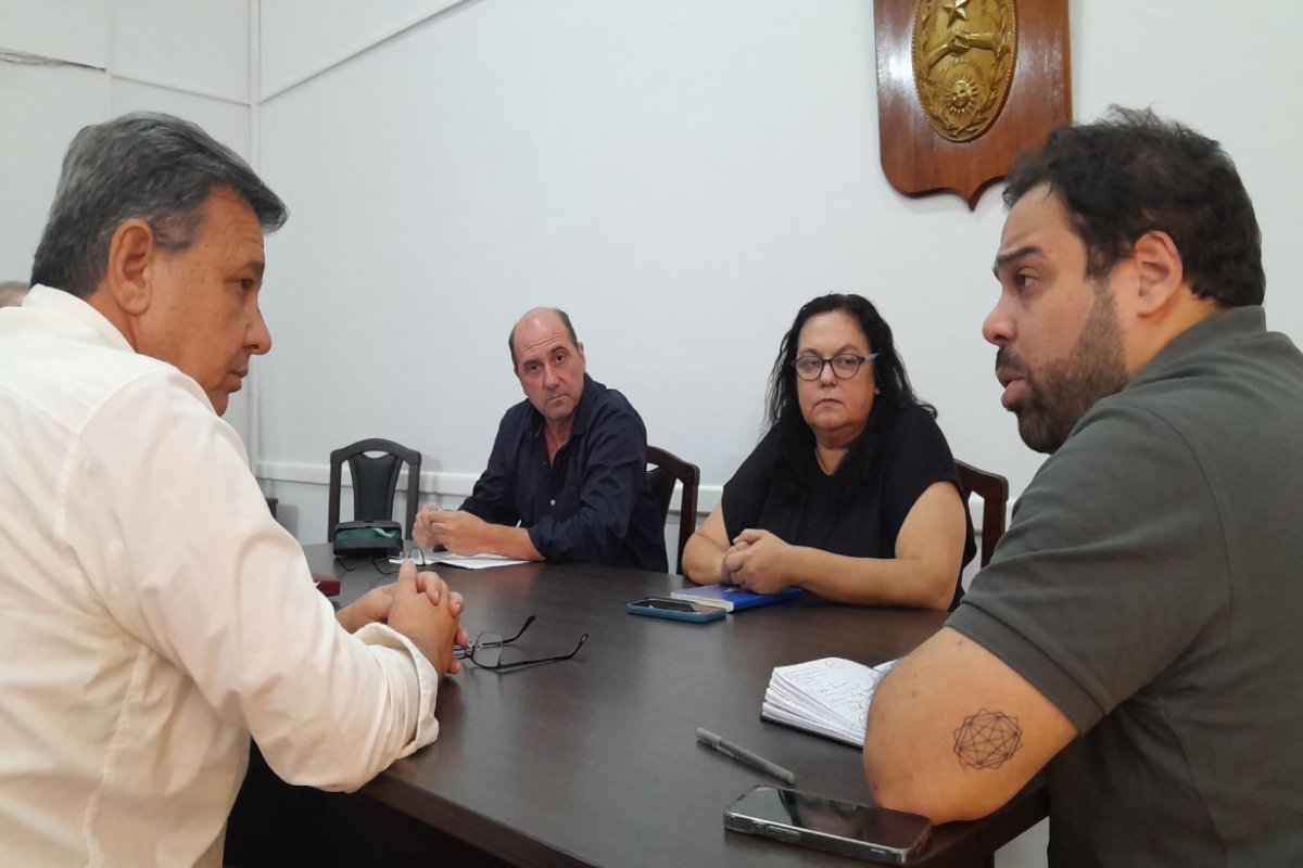 La reuni&oacute;n previa a la paritaria.