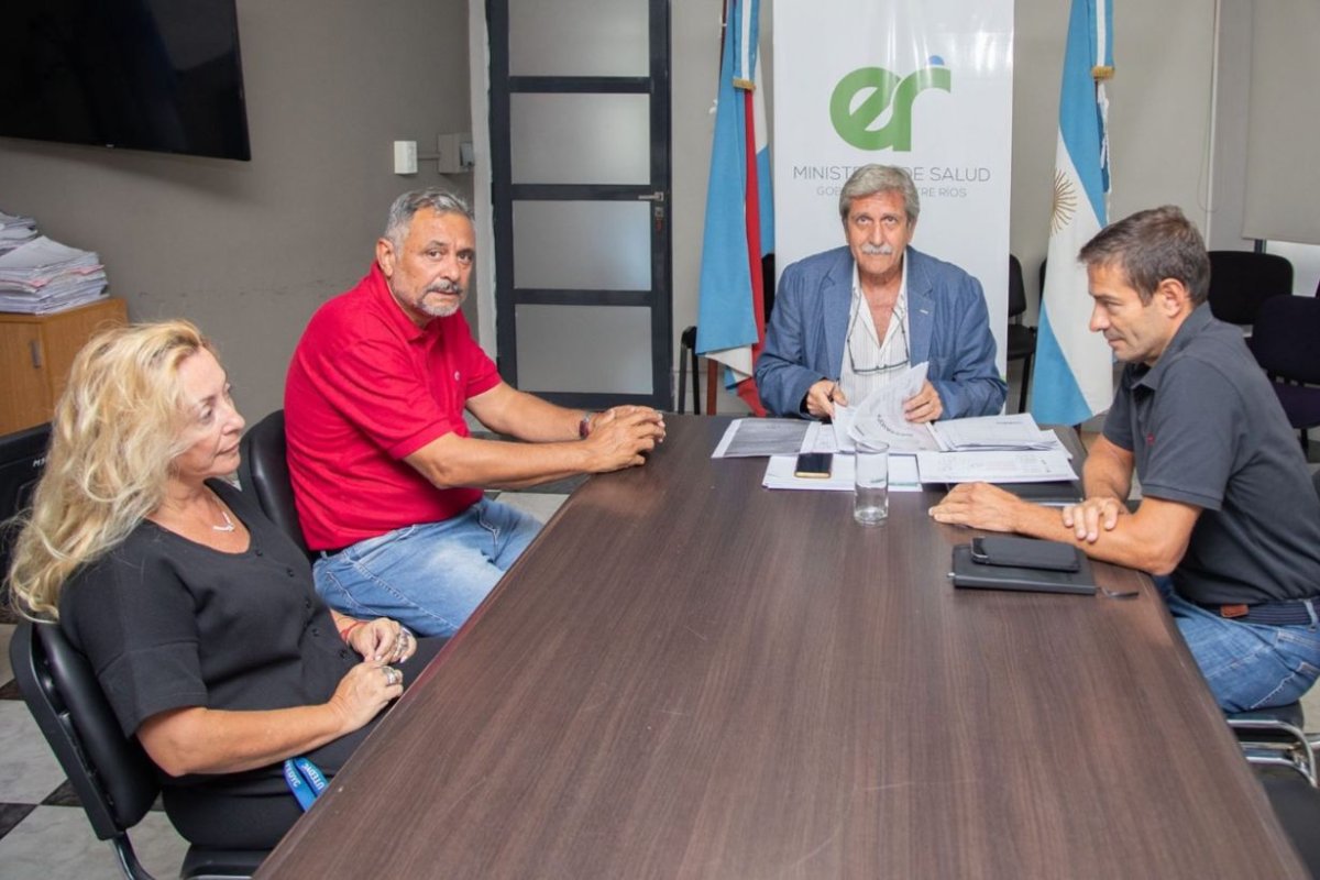 La reuni&oacute;n de Salud y ATE.