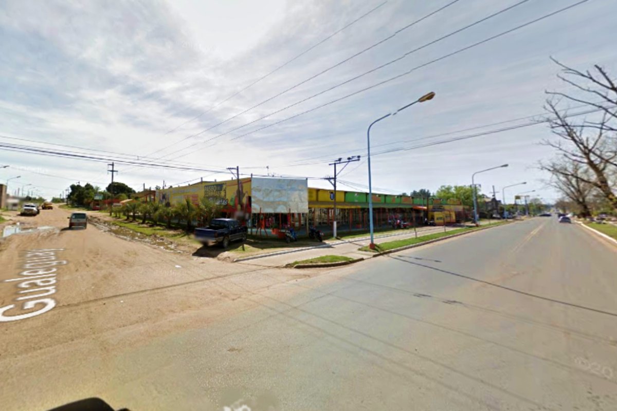 Gualeguay y Presidente Illia, lugar de un asalto.