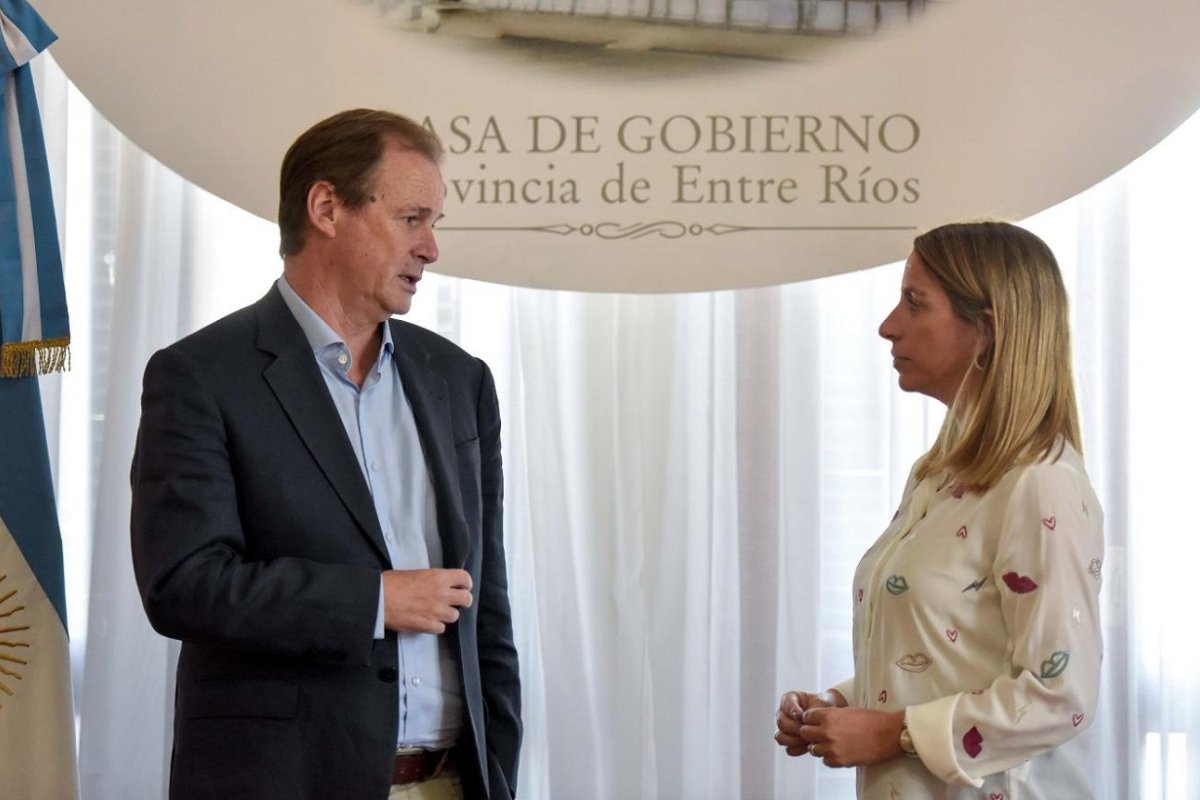 Gustavo Bordet y Laura Stratta.