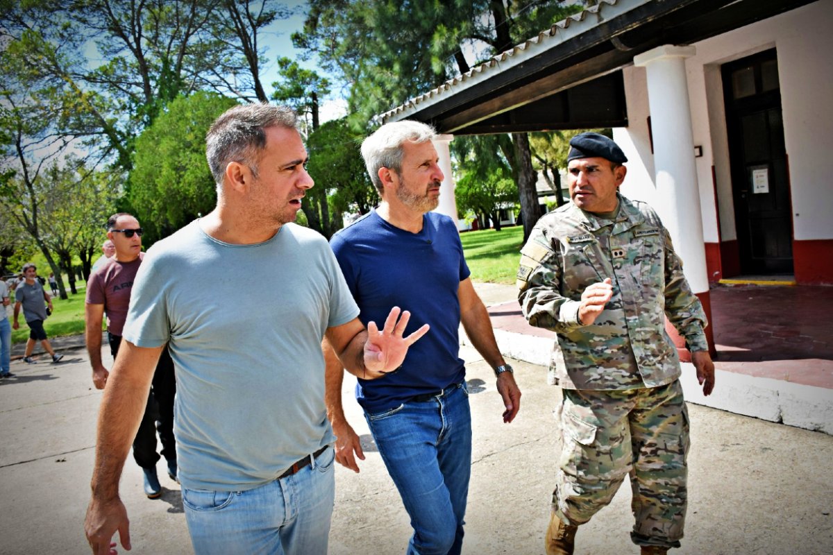 Davico junto a Frigerio (foto: Radio 2820).