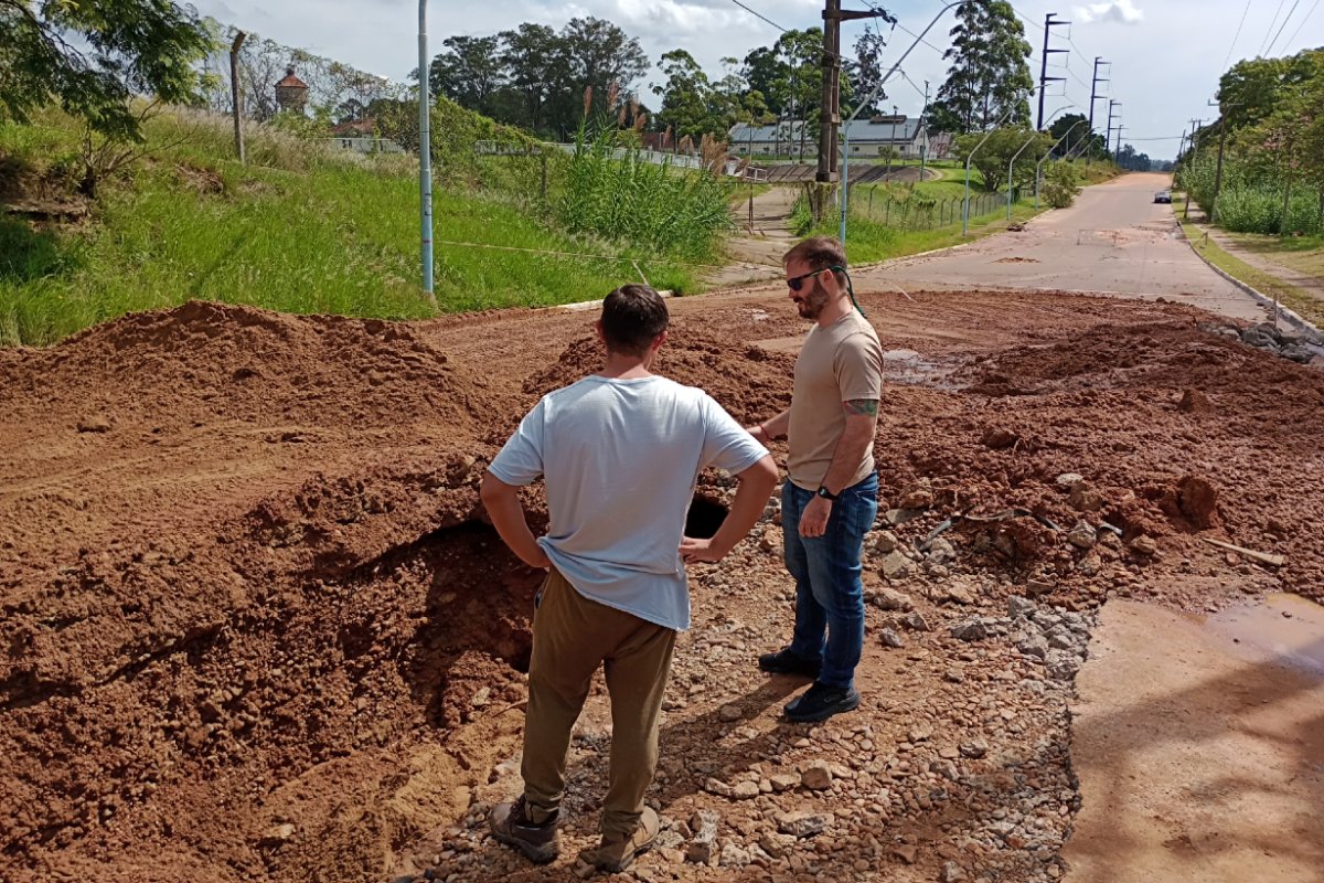 Azcu&eacute; donde se rompi&oacute; el ca&ntilde;o (foto: EER).