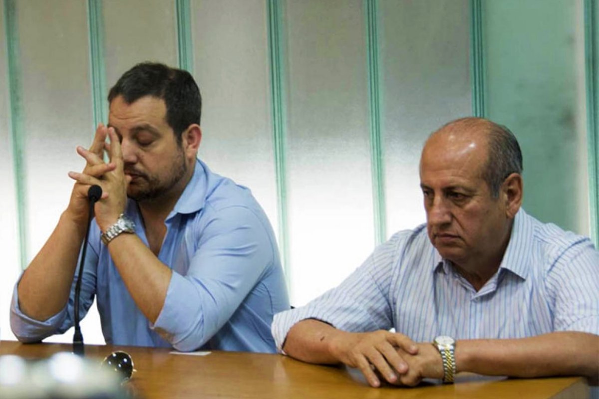 Carlos Reggiardo junto a Domingo Daniel Rossi.